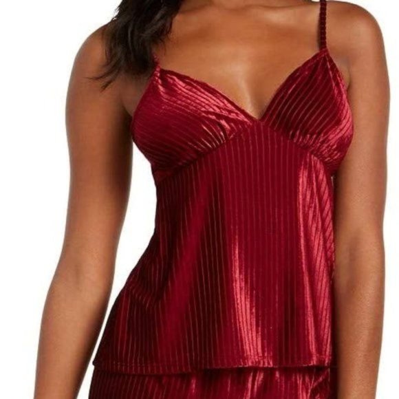 INC International Concepts Other - Inc. Ribbed Velvet Pajama Top